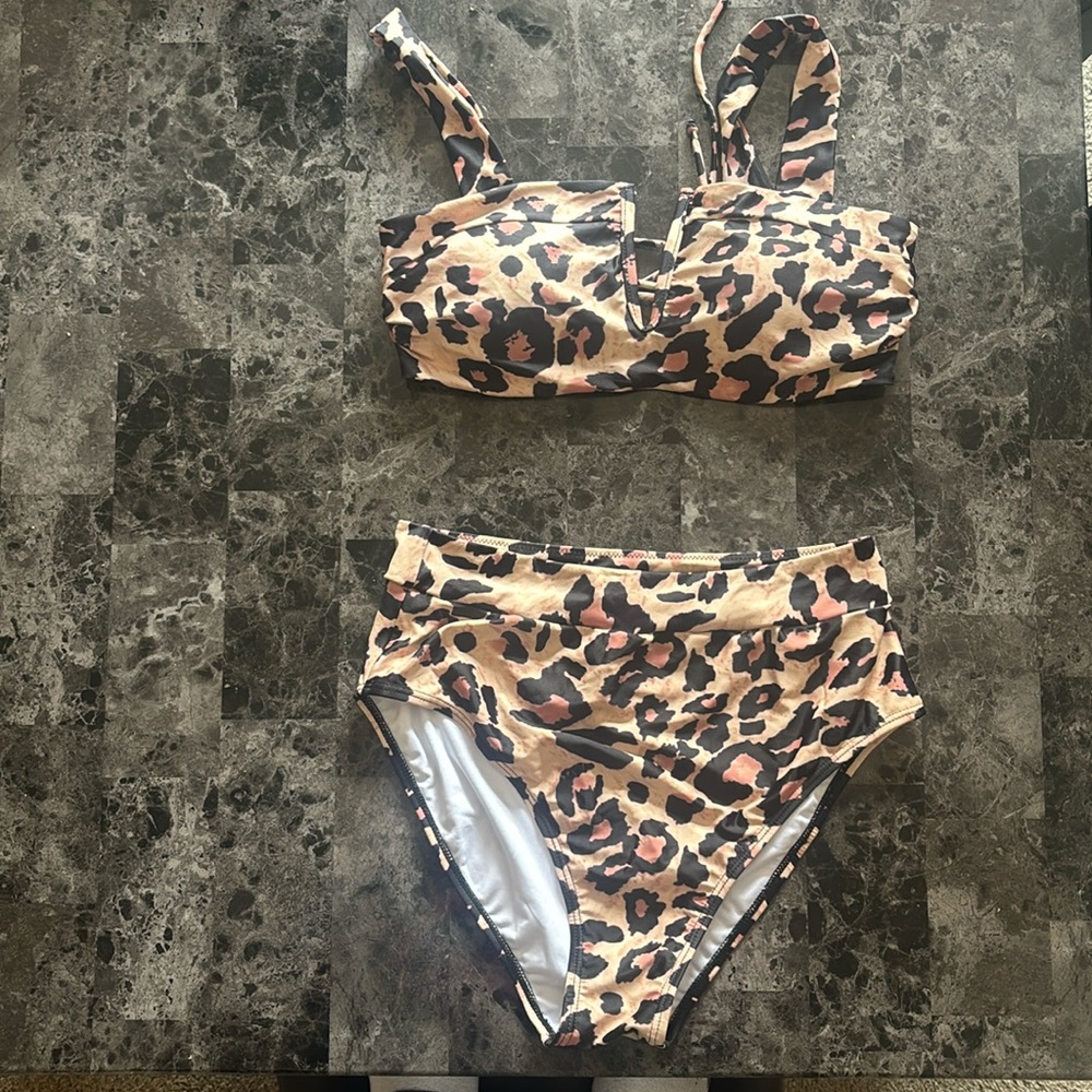 Cheetah bikini size medium